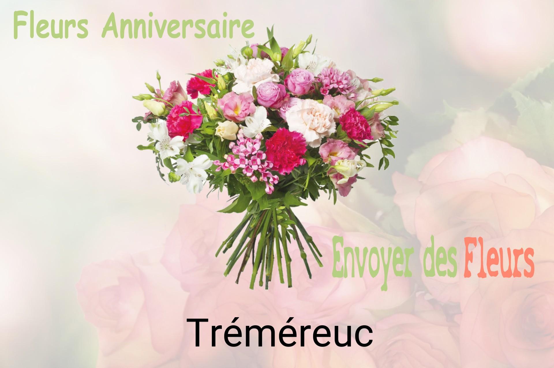 Bouquet de fleurs d’anniversaire livré à Tréméreuc
